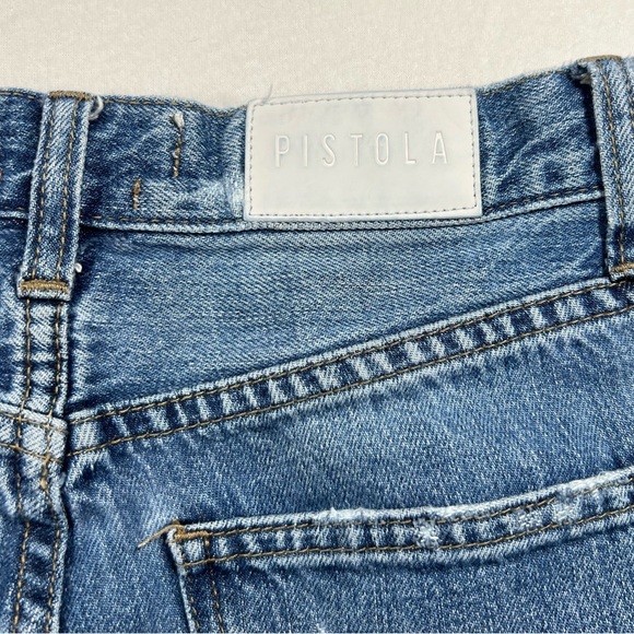 PISTOLA Jeans Skinny Fit High Rise Distressed P6626KEE-IMM Blue Size 25 - Picture 7 of 9